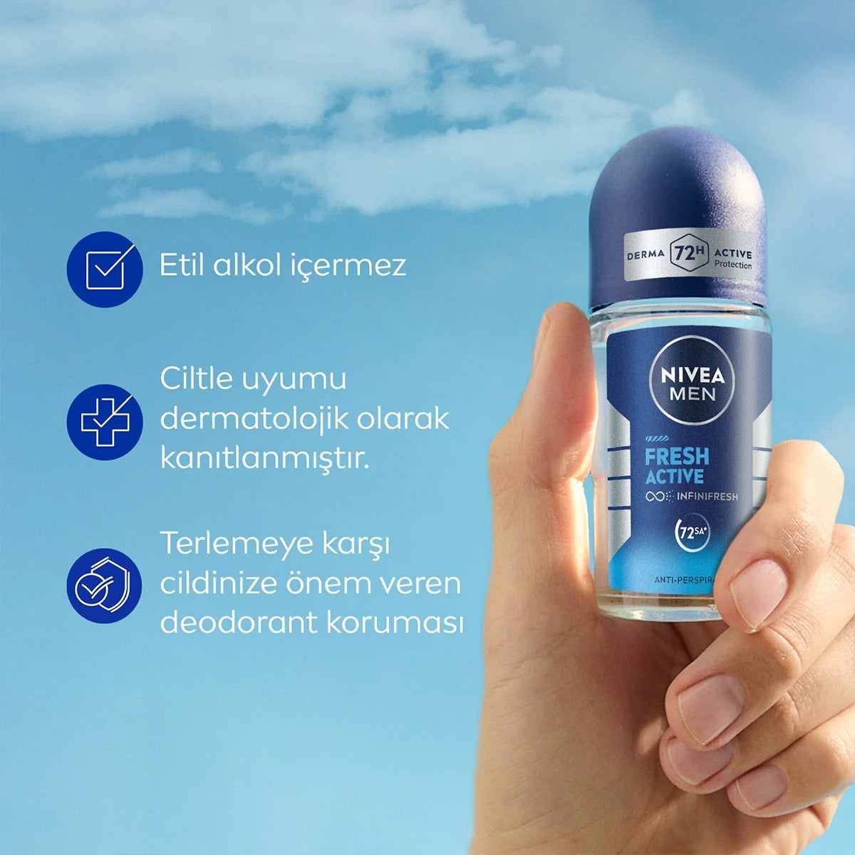 Fresh Erkek Roll-On 50 ml