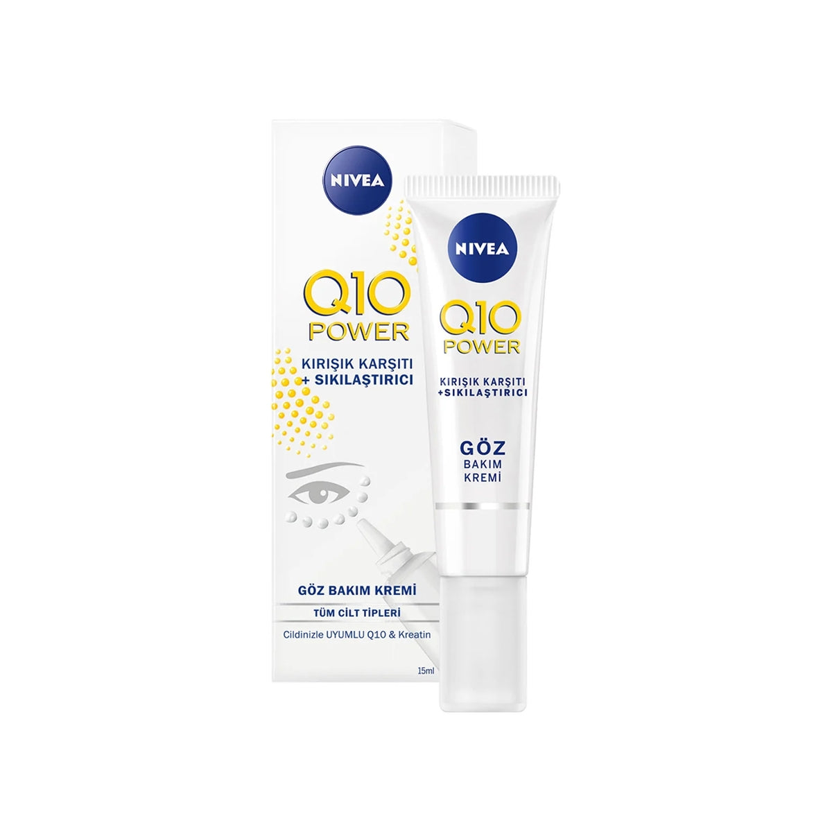Q10 Kırışıklık Karşıtı Göz Kremi 15 ml