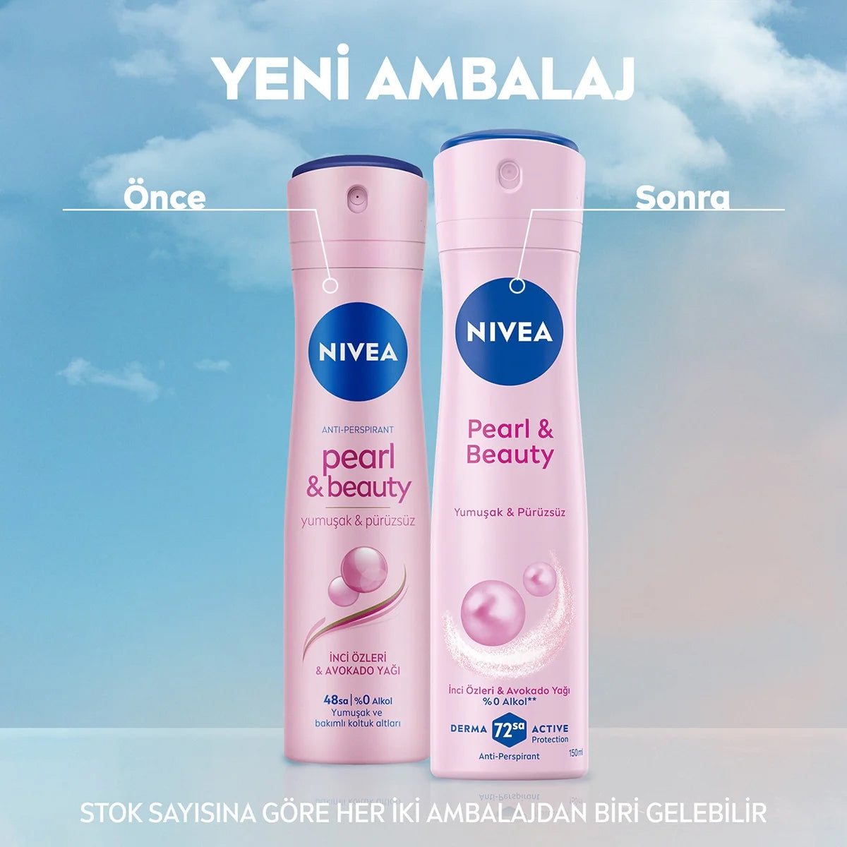 NIVEA Pearl <(>&<)> Beauty Kadın Deodorant 150 ml