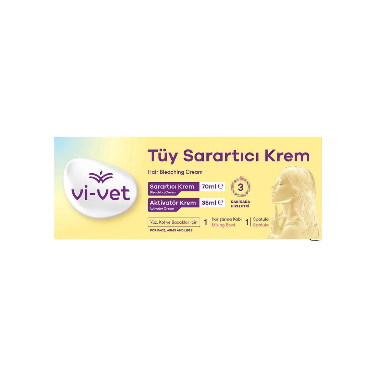 Tüy Sarartıcı Krem  Set 70ml+ 35ml