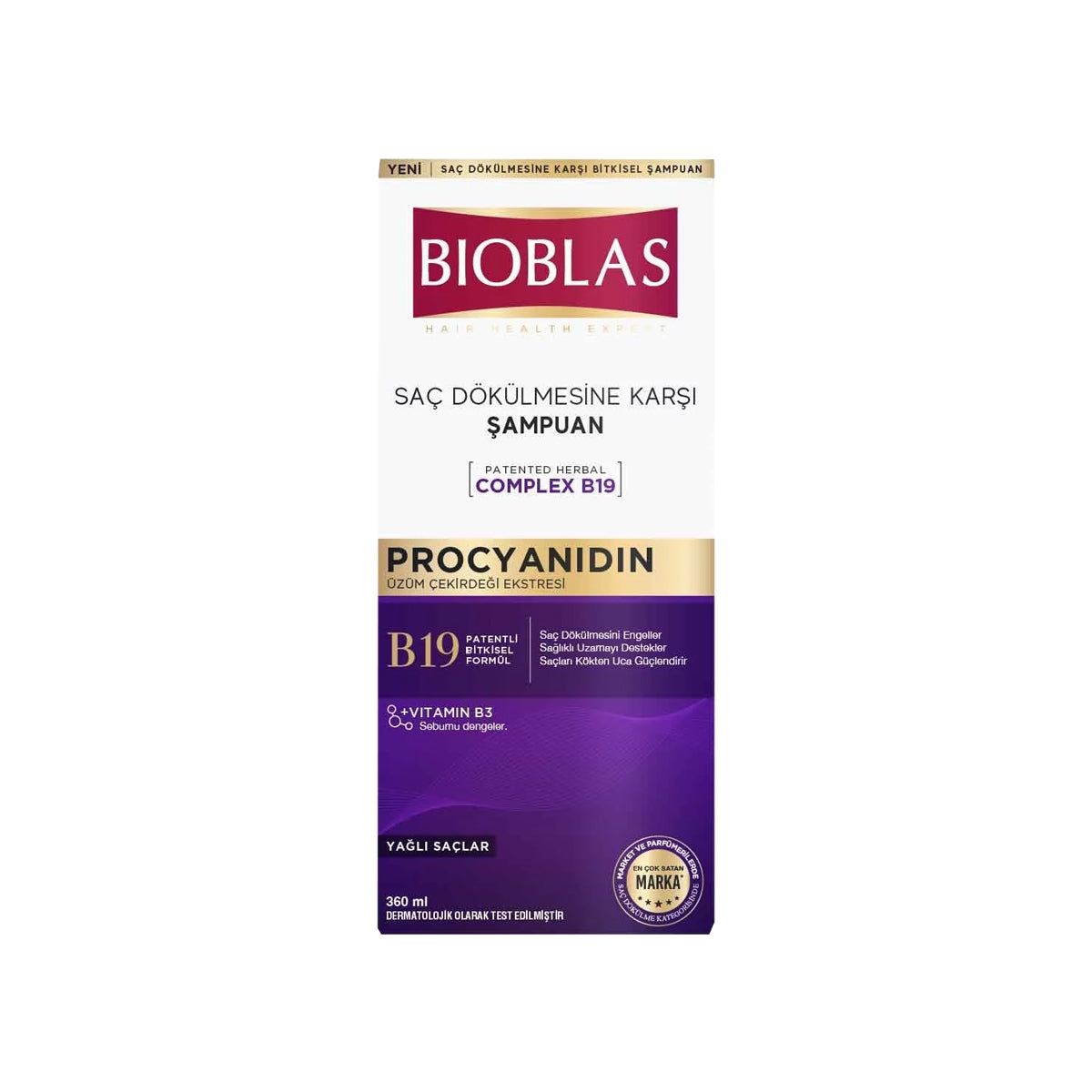 Procyanıdın Saç Dökülmesi ve Yağlanma Karşıtı Şampuan 360 ml