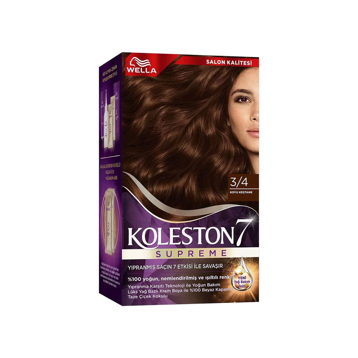 Saç Boyası Koyu Kestane 3-4