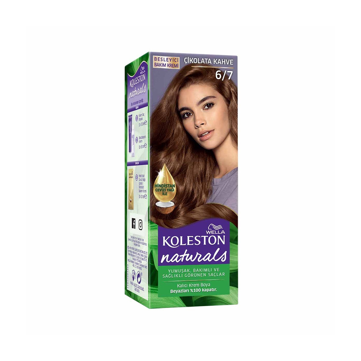 Naturals Saç Boyası Çikolata Kahve 6-7