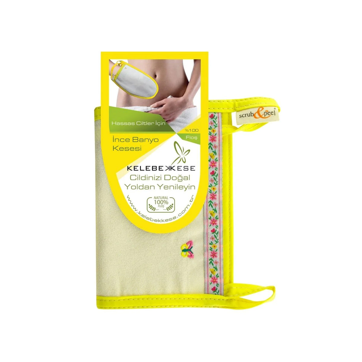 İnce Banyo Kesesi Hassas Ciltler İçin