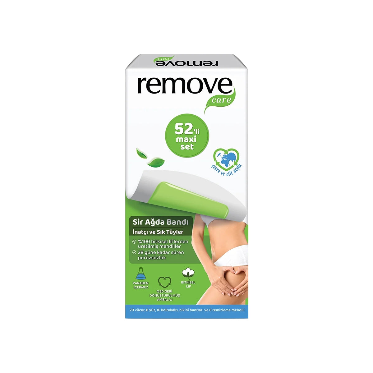 İnatçı ve Sık Tüyler için Sir Ağda Bant Seti 52'li Paket