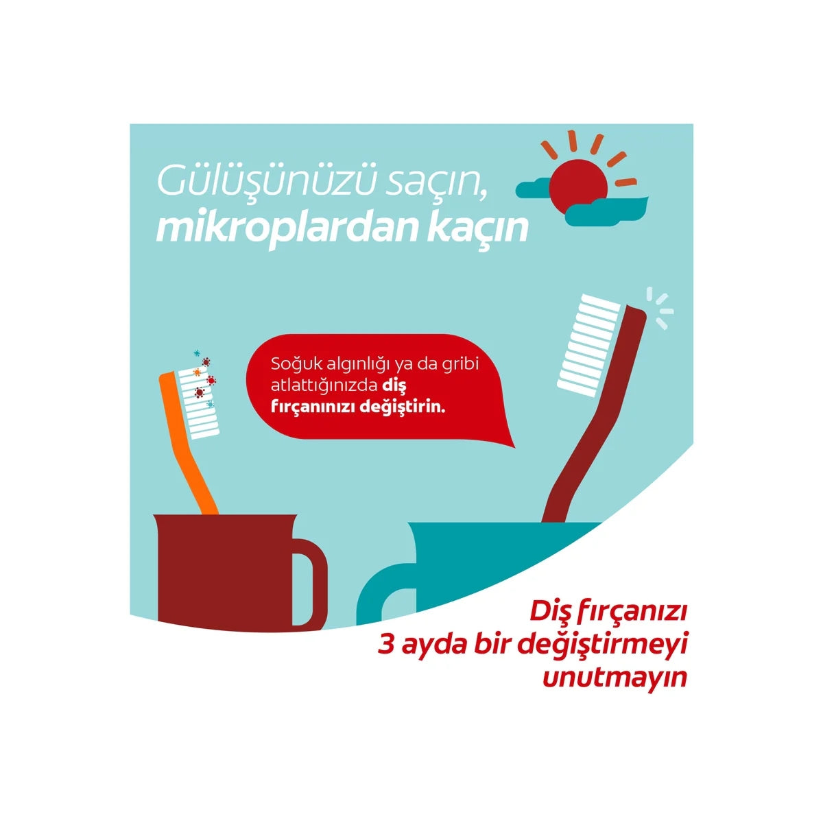 360° Optik Beyaz 1+1 Orta Diş Fırçası