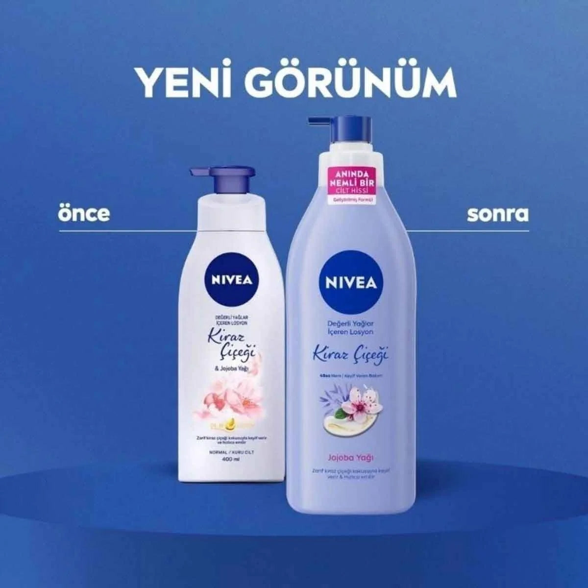 Kiraz Çiçeği ve Jojoba Yağı Özlü Vücut Losyonu 400 ml