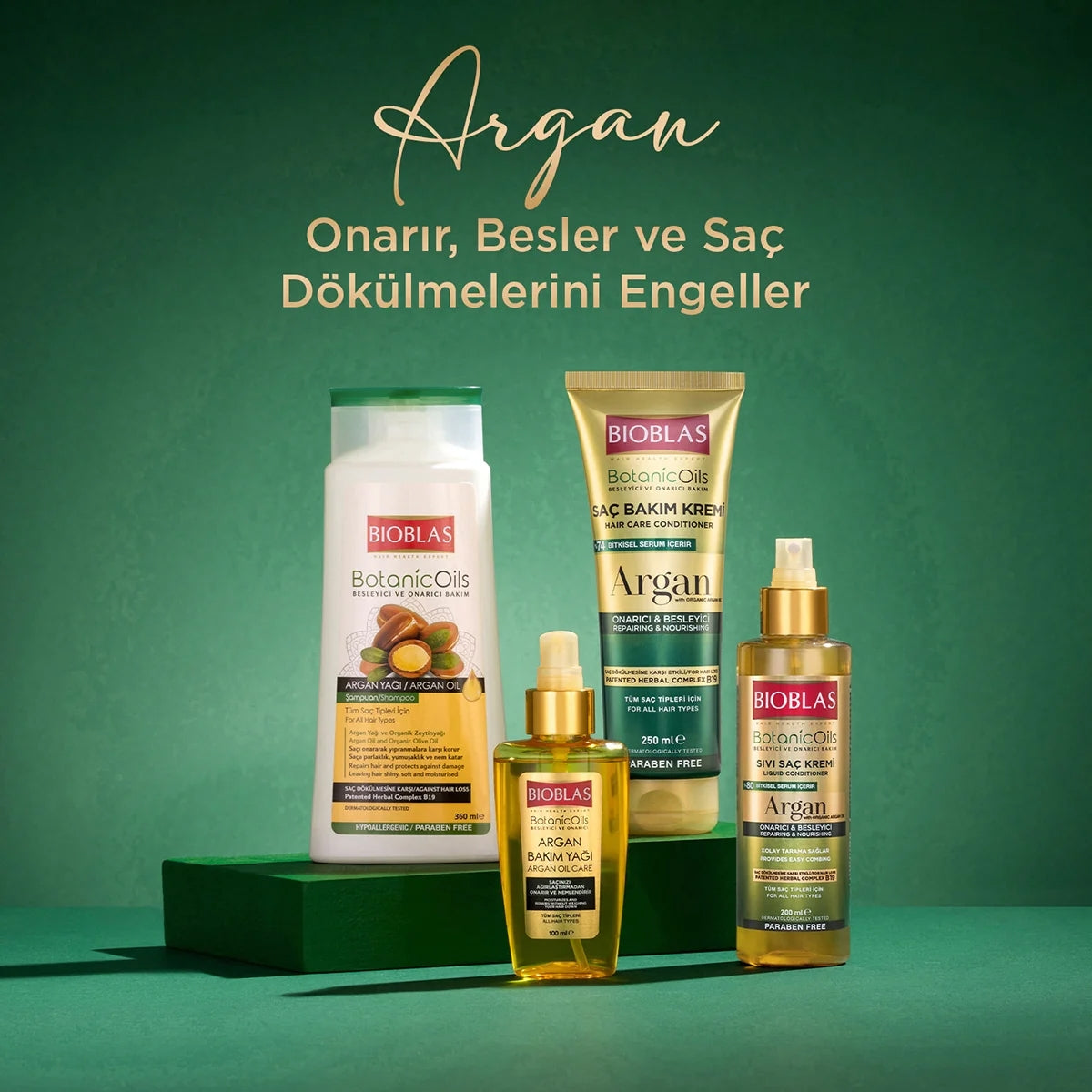 Saç Bakım Yağı Argan Organic Oils Onarıcı 100 ml