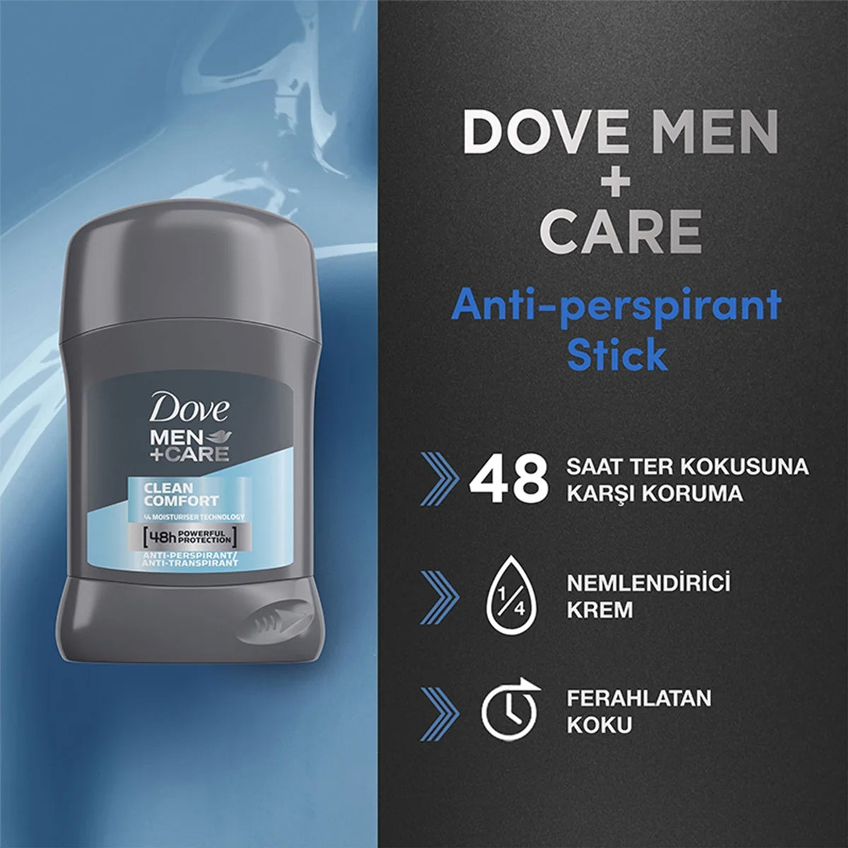 Erkek Stick Clean Comfort 50 ml