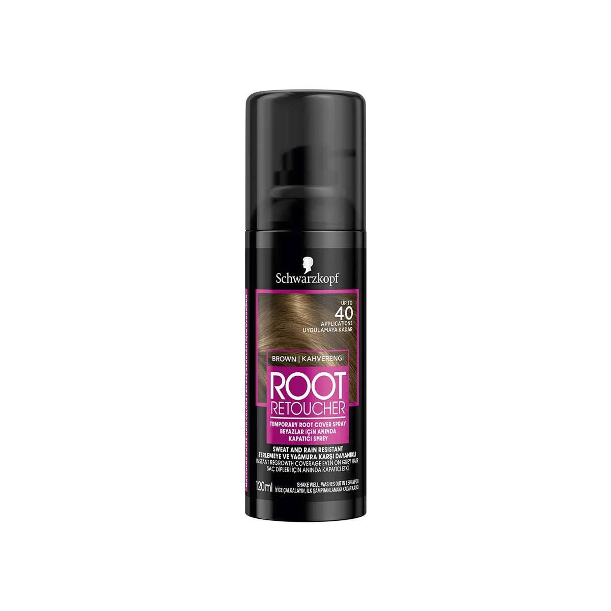 Beyaz Kapatıcı Sprey Kumral 120 ml