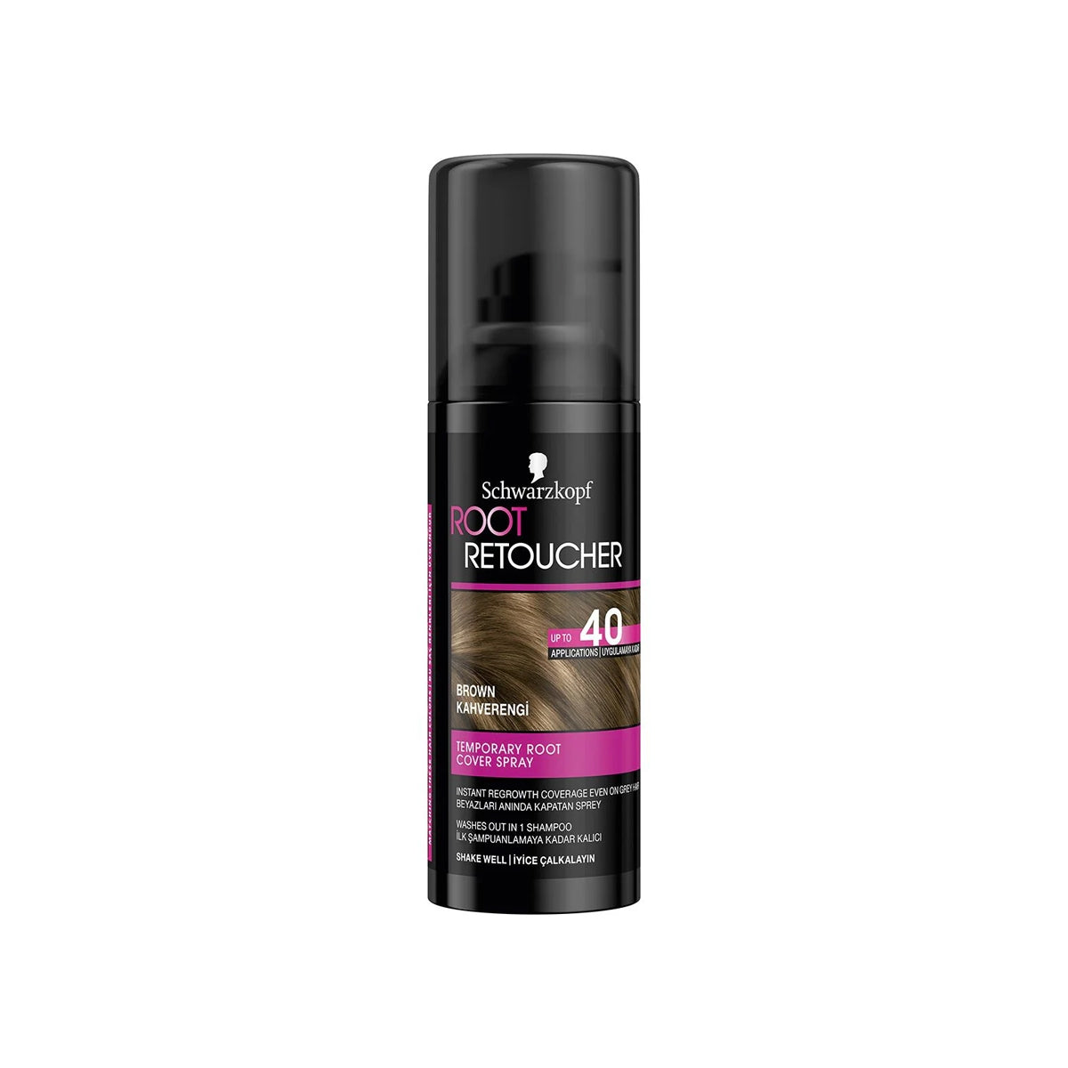 Beyaz Kapatıcı Sprey Kahverengi 120 ml