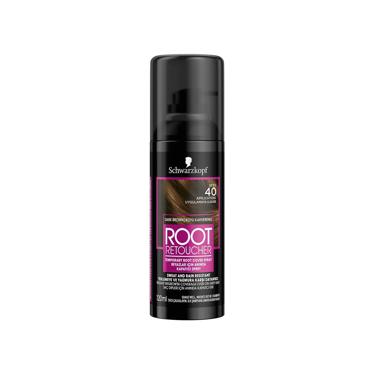 Beyaz Kapatıcı Sprey Koyu Kahverengi 120 ml