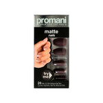 Matte Takma Tırnak Kiti Koyu Bordo