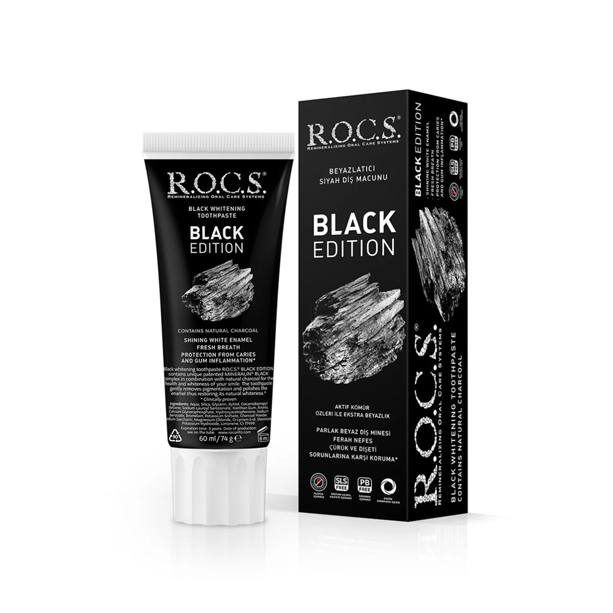 Black Edition Beyazlatıcı Siyah Diş Macunu 60ml