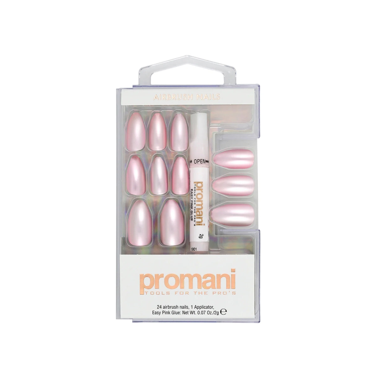 İnci Pembesi Takma Tırnak Kiti