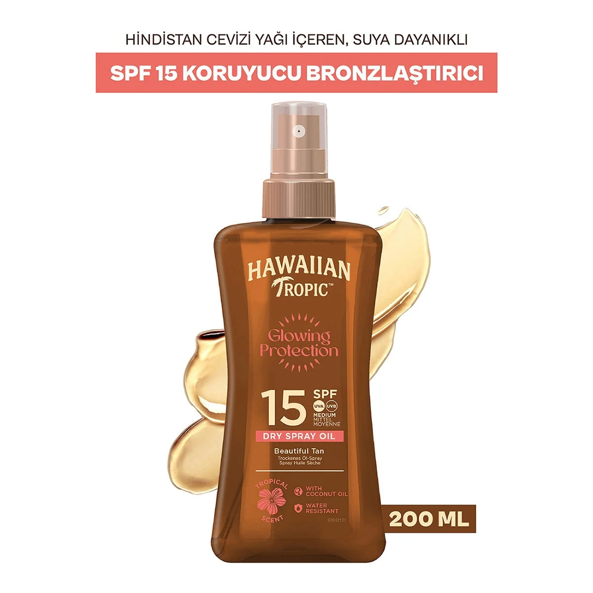 Bronzlaştırıcı Sprey Yağ Spf15 200 ml