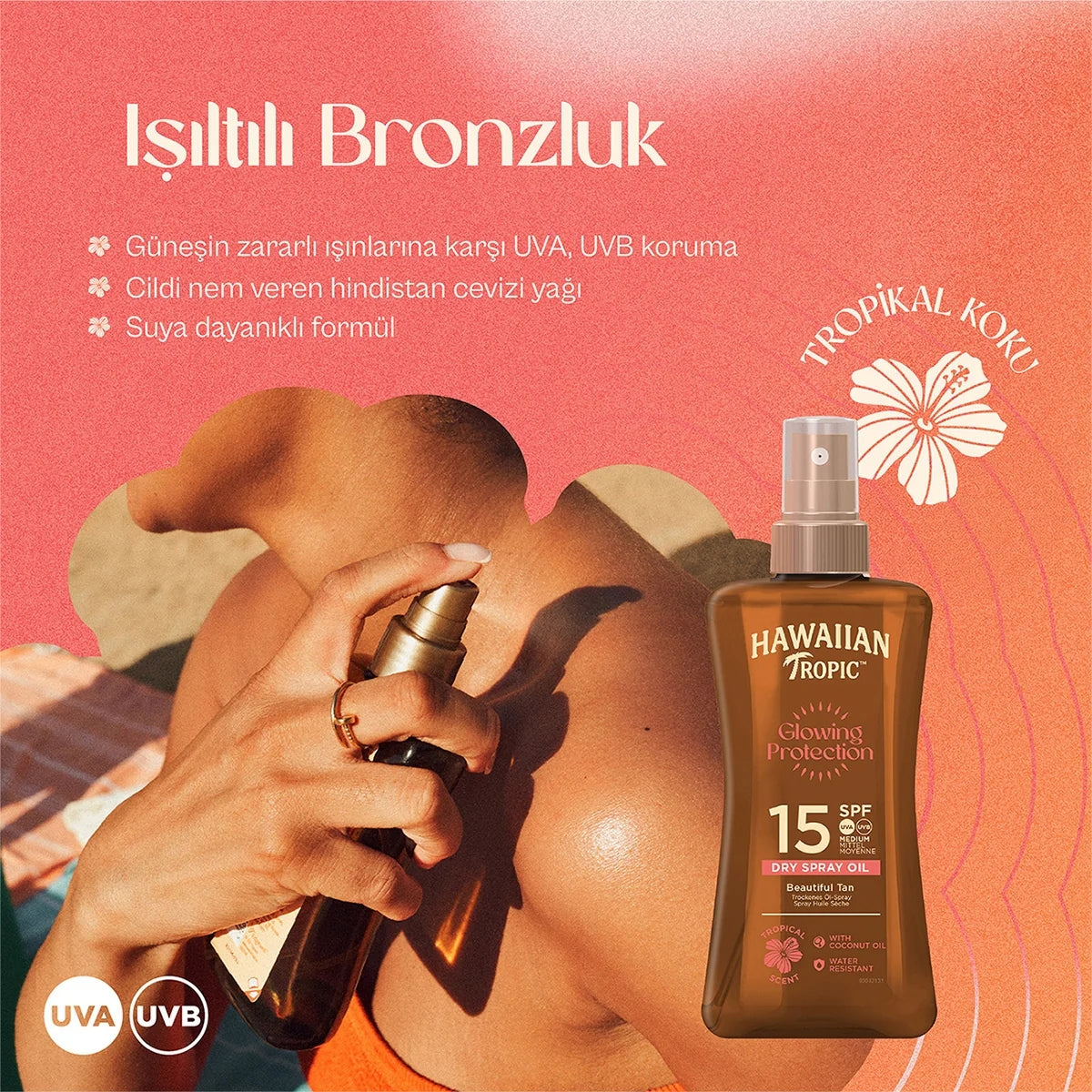 Bronzlaştırıcı Sprey Yağ Spf15 200 ml