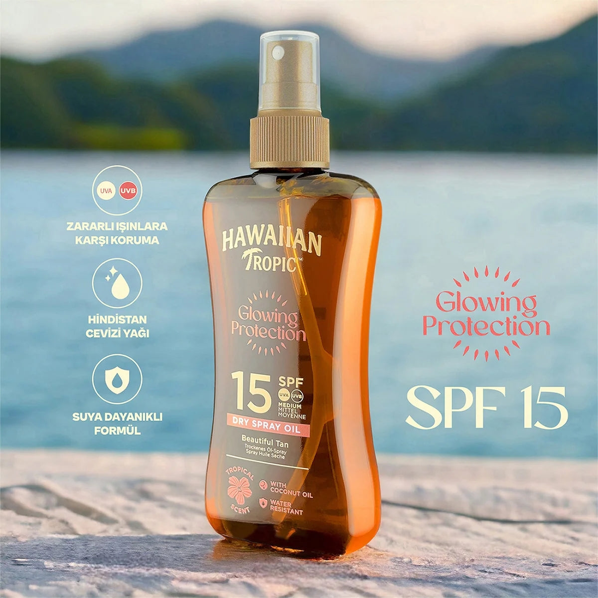 Bronzlaştırıcı Sprey Yağ Spf15 200 ml