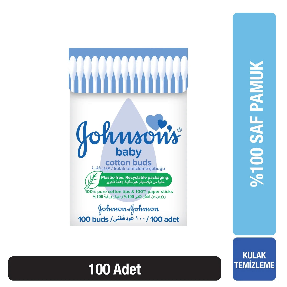 Kulak Temizleme Çubuğu 100 Adet