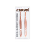 Rose Altın Cımbız Seti (Eğik ve Sivri Uçlu)