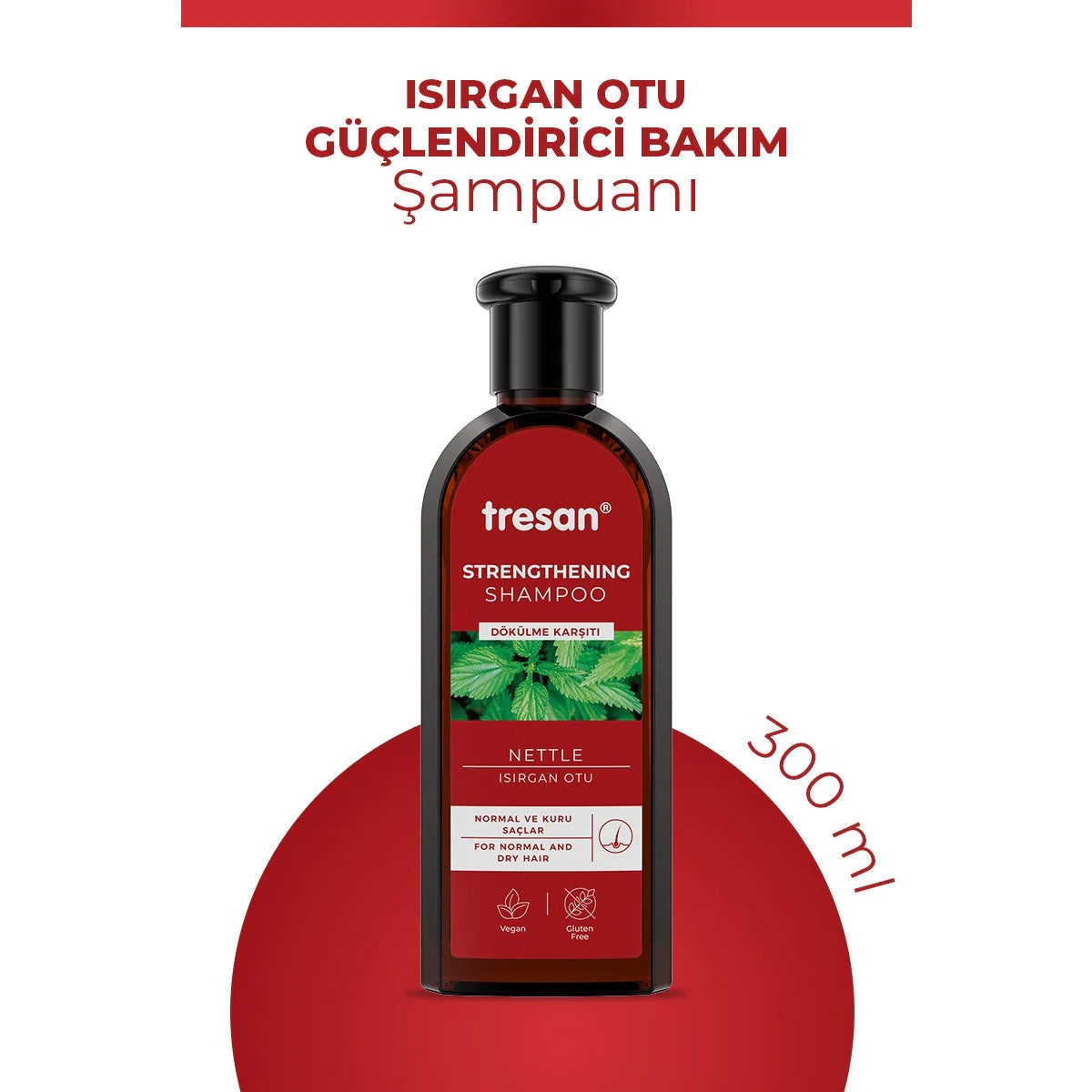 Dökülme Karşı Isırgan Otu Güçlendirici Bakım Şampuanı 300 ml