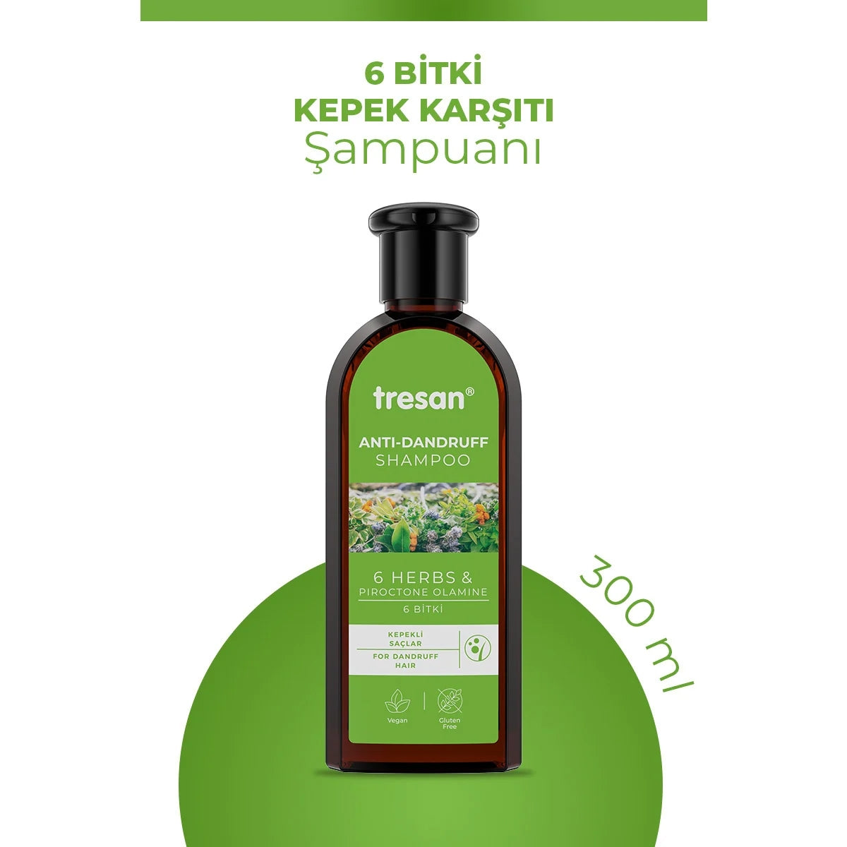 6 Bitki Kepek Karşıtı Bakım Şampuanı 300 ml