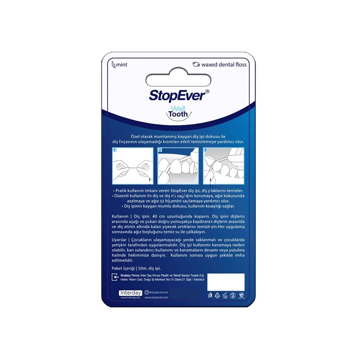 Diş İpi Smiley 50 metre