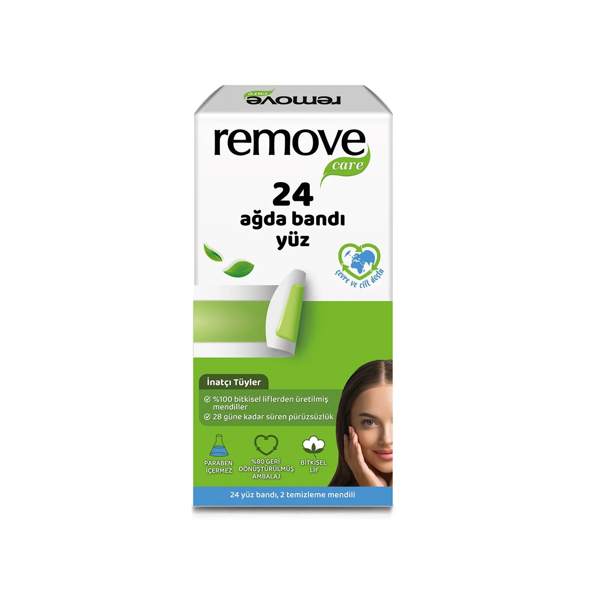 Yüz Ağda Bandı İnatçı ve Sık Tüyler 24'lü