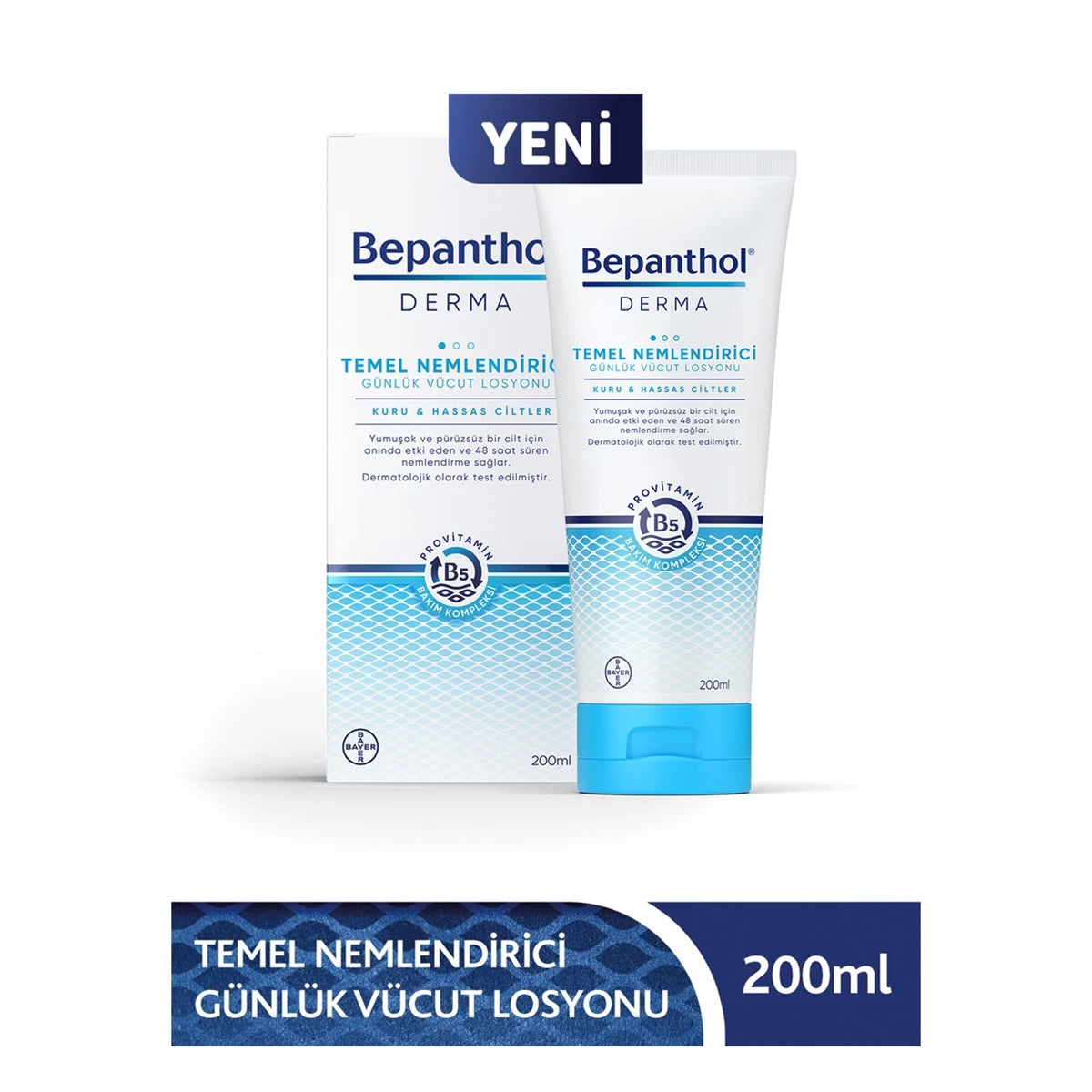 Derma Temel Nemlendirici Günlük Vücut Losyonu 200 ml