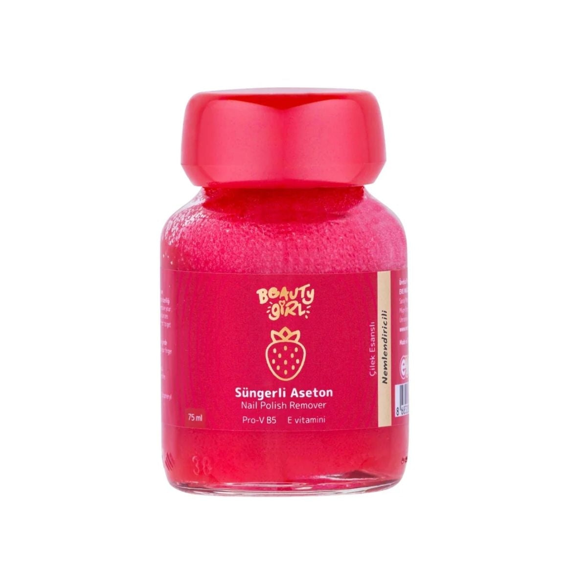 Süngerli Aseton - Çilek 75 ml