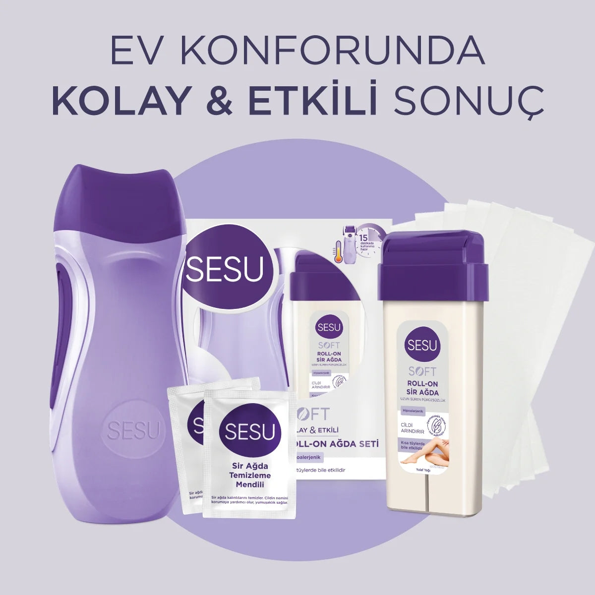 Roll-On Ağda + Makine Set Soft