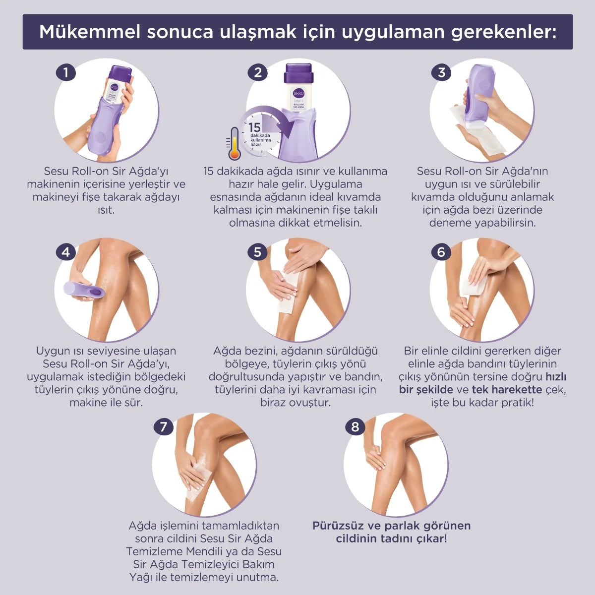 Roll-On Ağda + Makine Set Soft