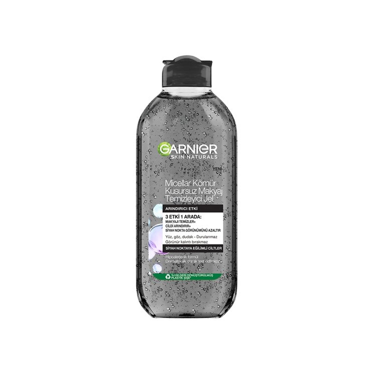 Micellar Makyaj Temizleme Jeli Kömür 400 ml