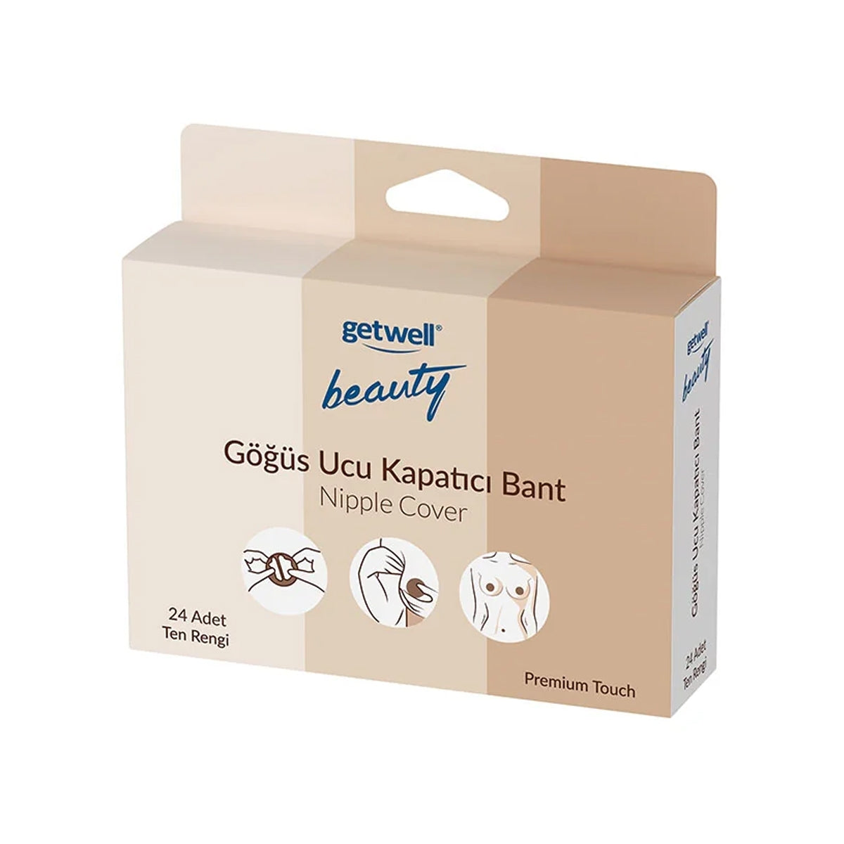 Beauty Göğüs Ucu Gizleme Bandı 24 lü