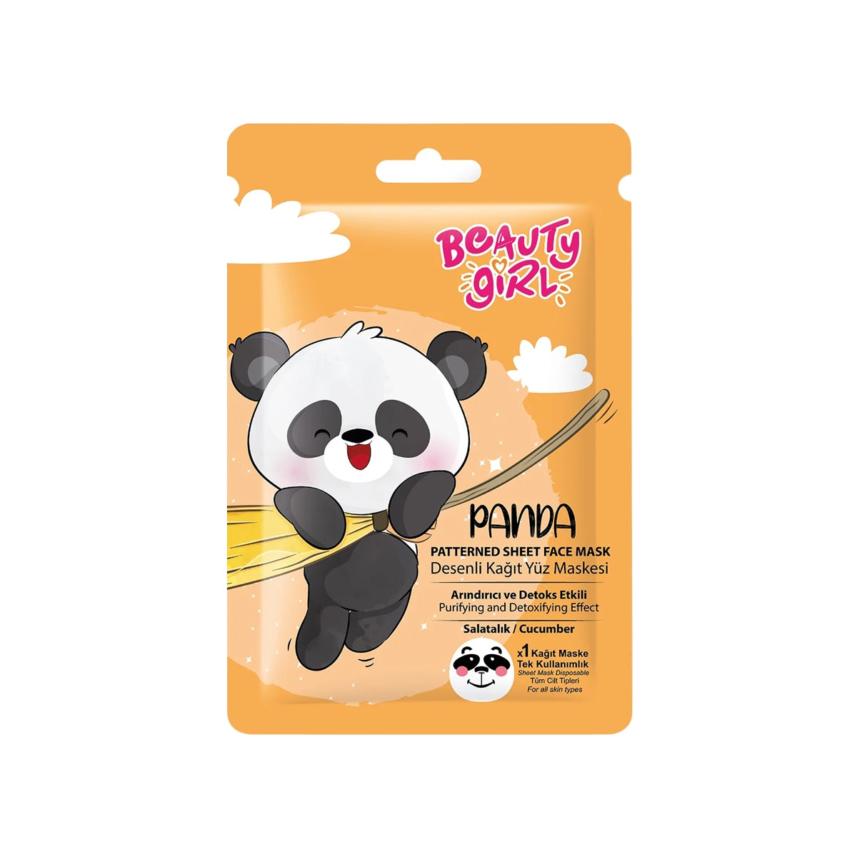 Kağıt Yüz Maskesi Panda 20 ml