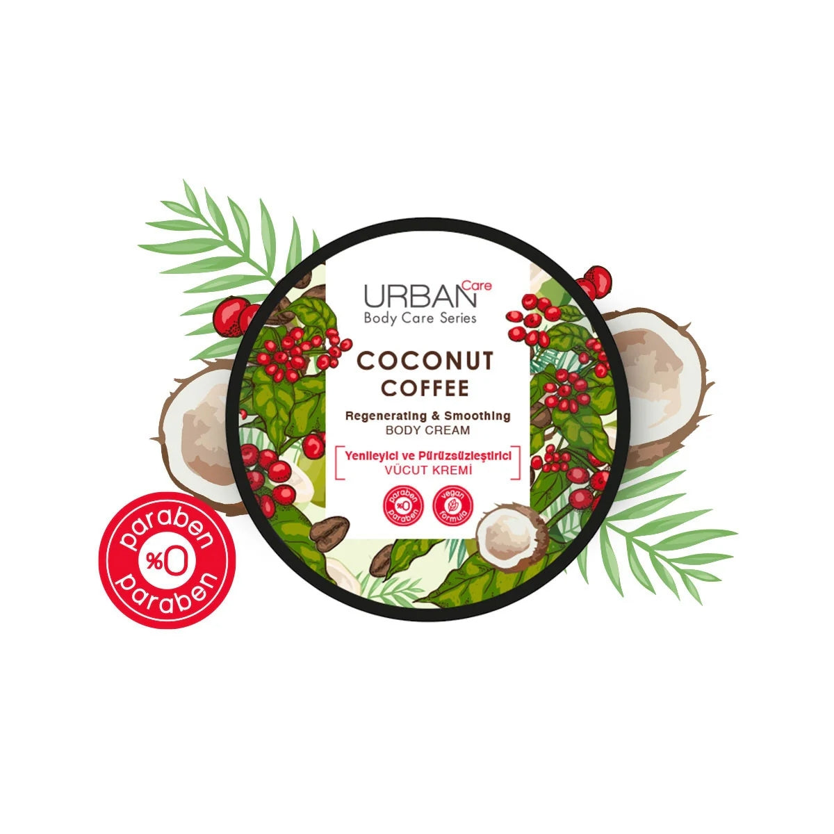 Vücut Kremi Coconut Coffee 200 ml