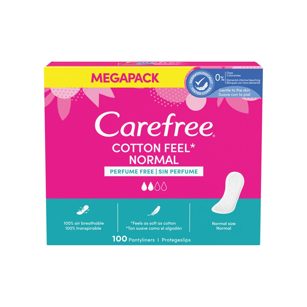 Cotton Parfümsüz Günlük Ped 100'lü
