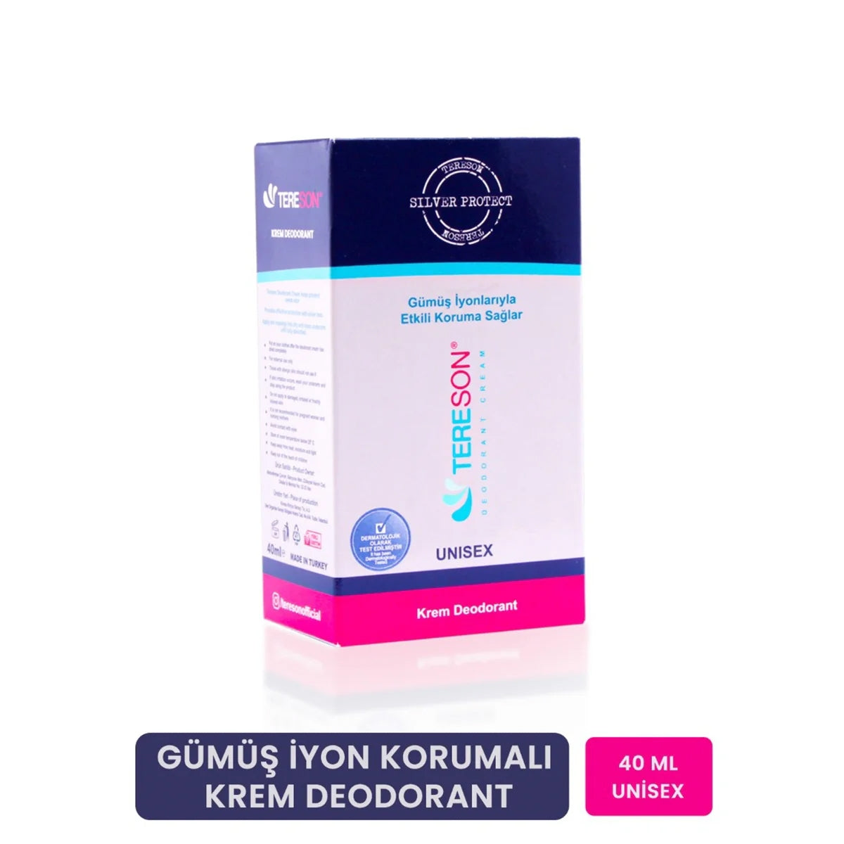 Gümüş İyonlu Krem Deodorant 40 ml