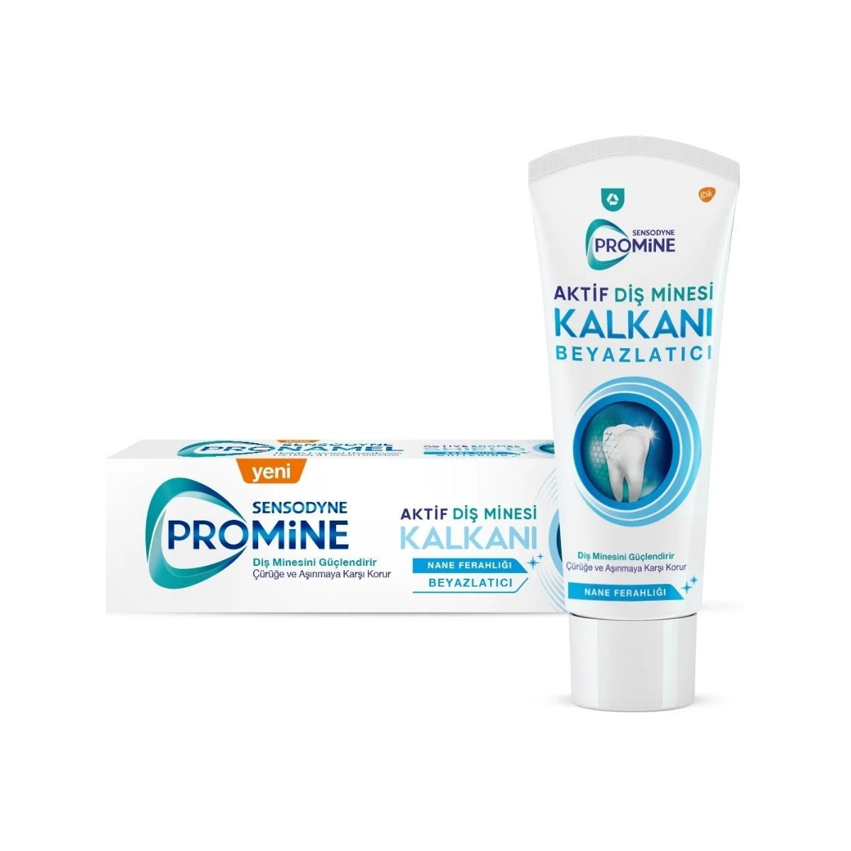 Diş Macunu Promine Aktif Diş Minesi Kalkanı Beyazlık 75 ml