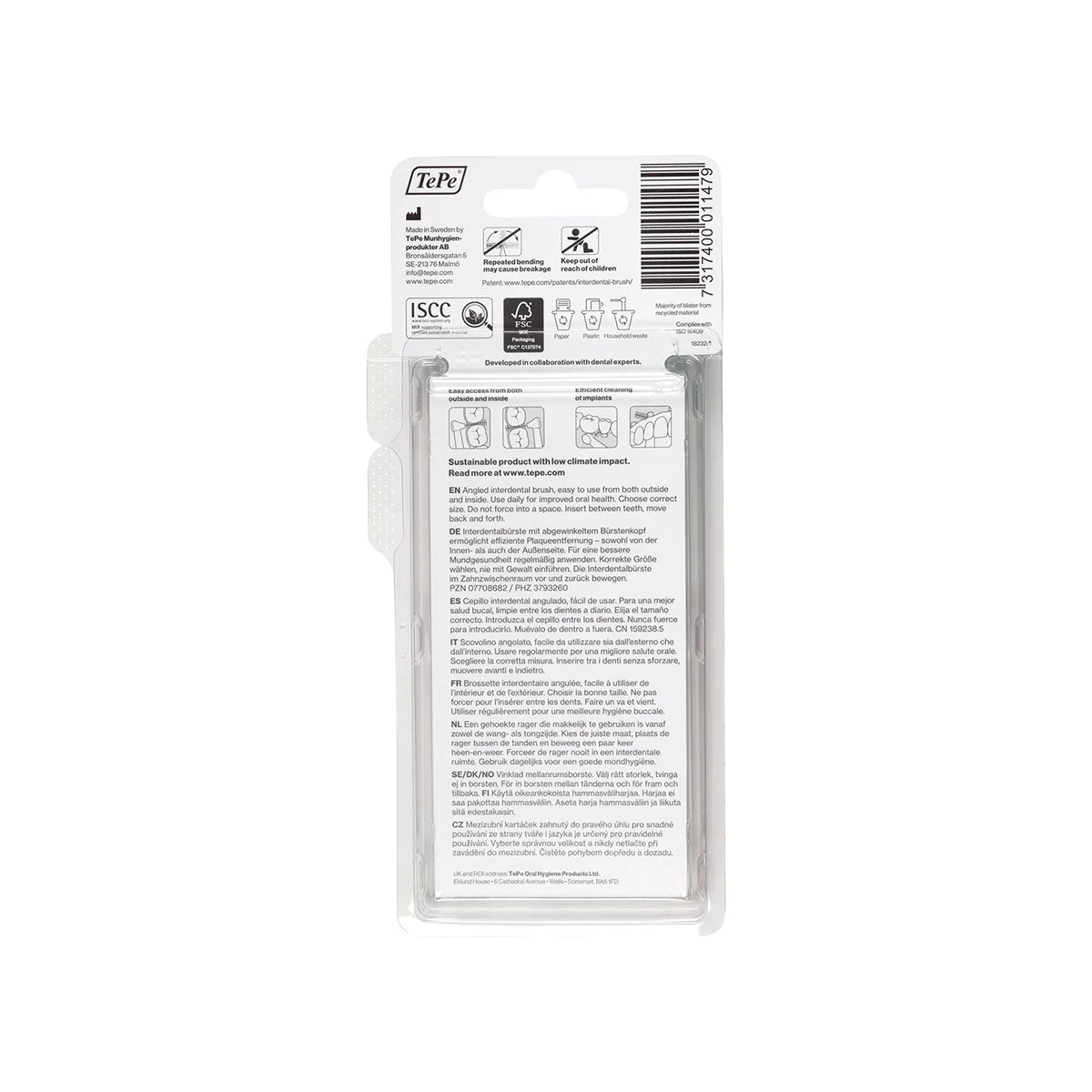 Angle Saplı Arayüz Fırçası 0.4 mm Pembe 6'lı