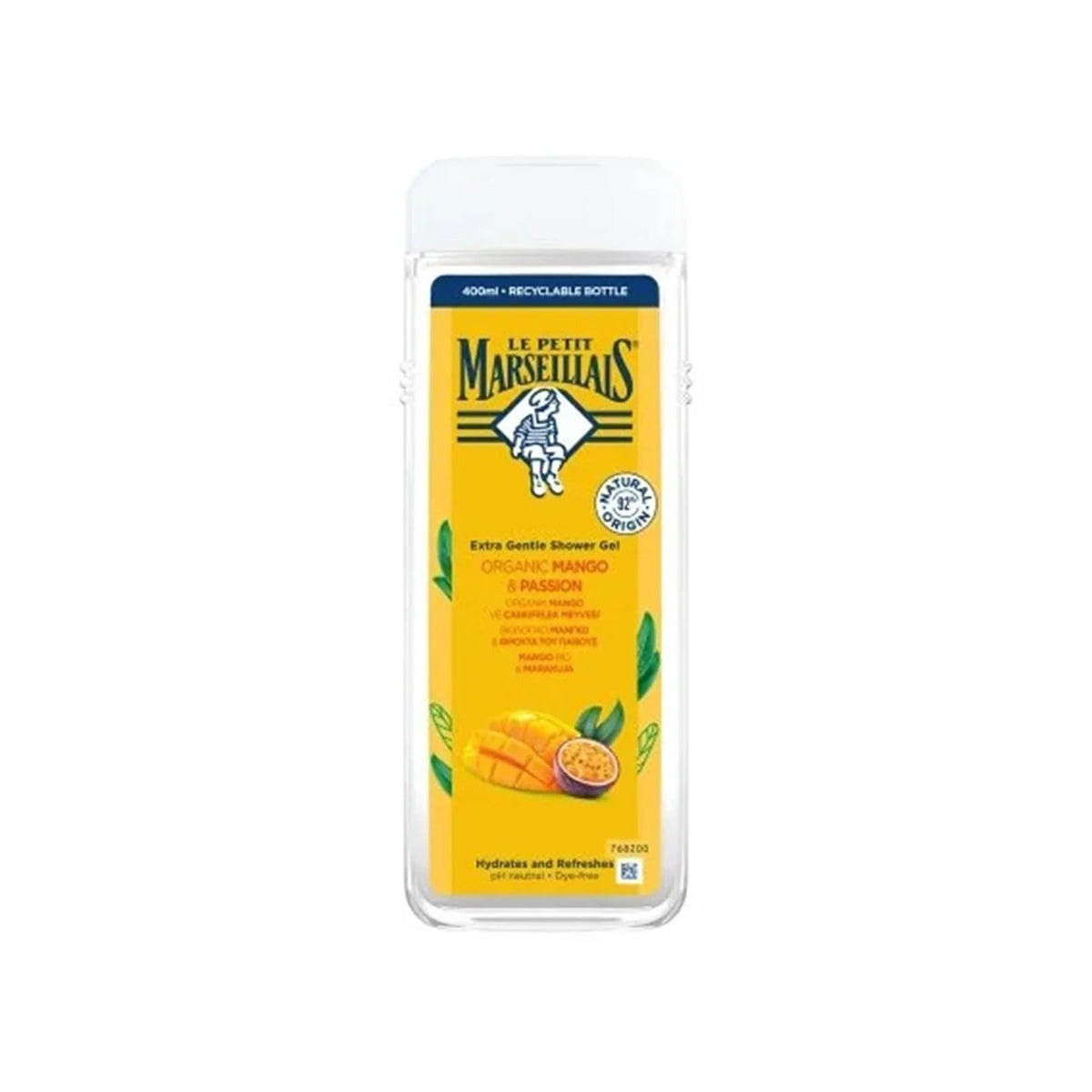 Organik Mango ve Çarkıfelek Meyvesi Duş Jeli 400 ml