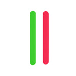 2'li Kağıt Törpü Seti Yeşil Pembe