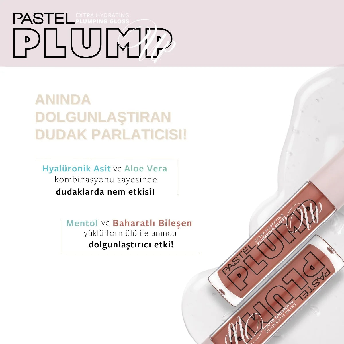 Pastel Dudak Parlatıcısı Extra Hydratıng Plumpıng Gloss 205