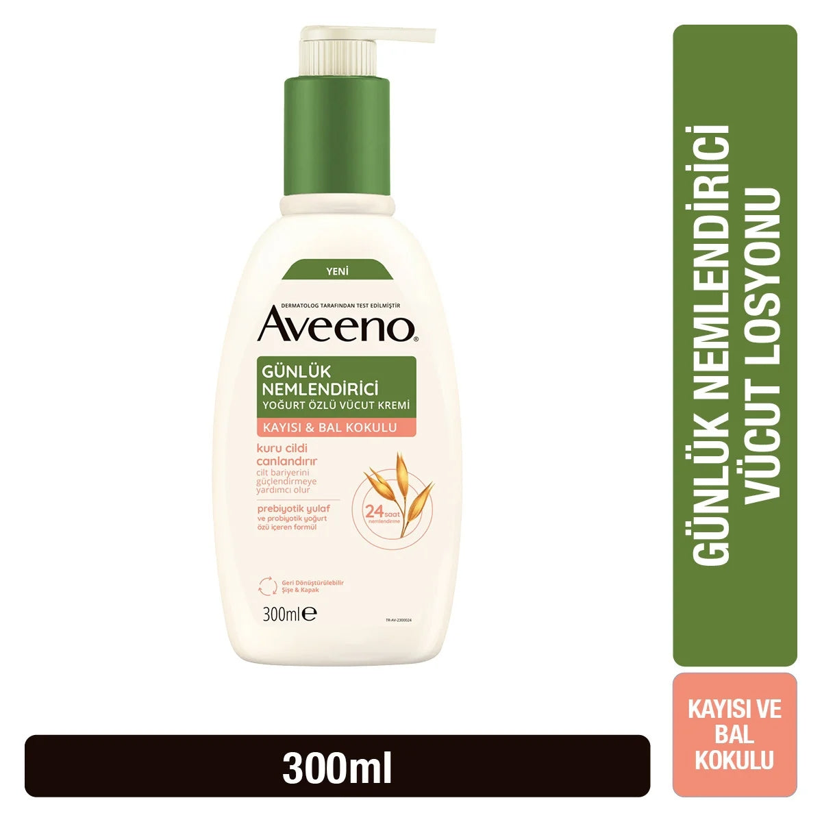 Günlük Nemlendirici Yoğurt Özlü Vücut Losyonu Kayısı ve Bal Kokulu 300
ml