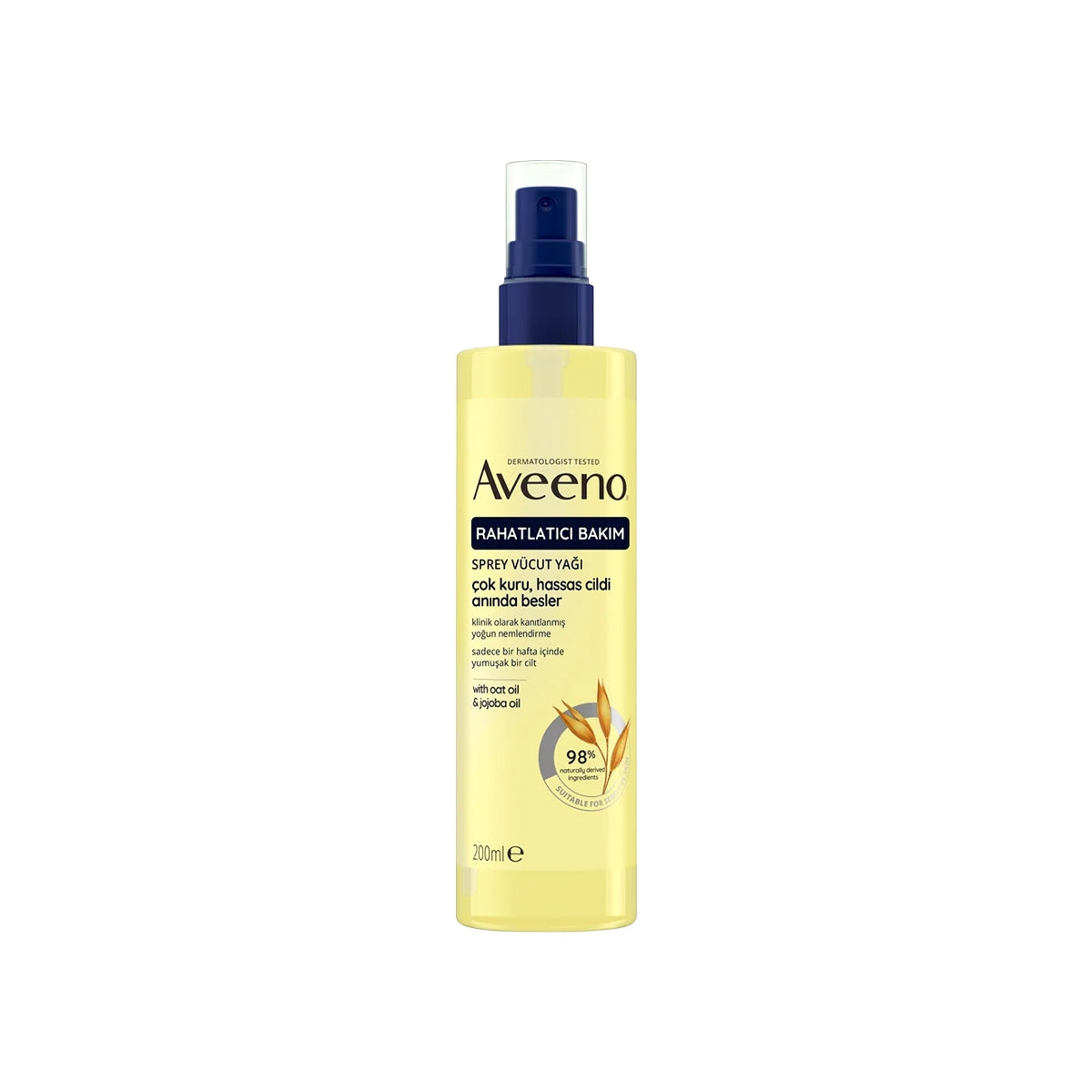 Rahatlatıcı Bakım Sprey Vücut Yağı Çok Kuru Ciltler 200 ml