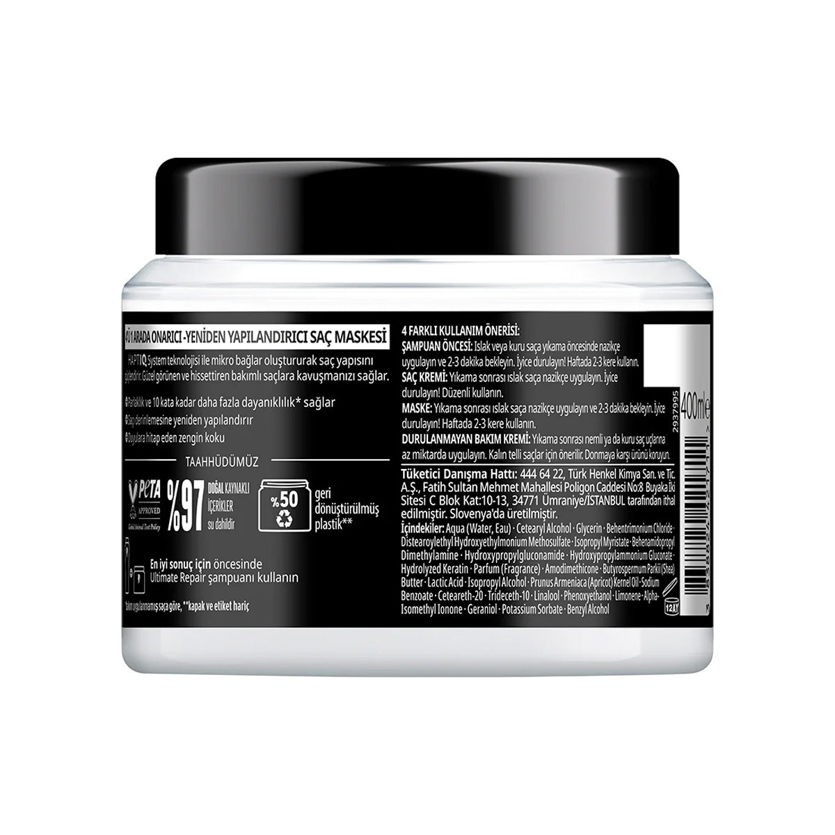 Glıss Saç Maskesi Ultımate Repair 400 Ml