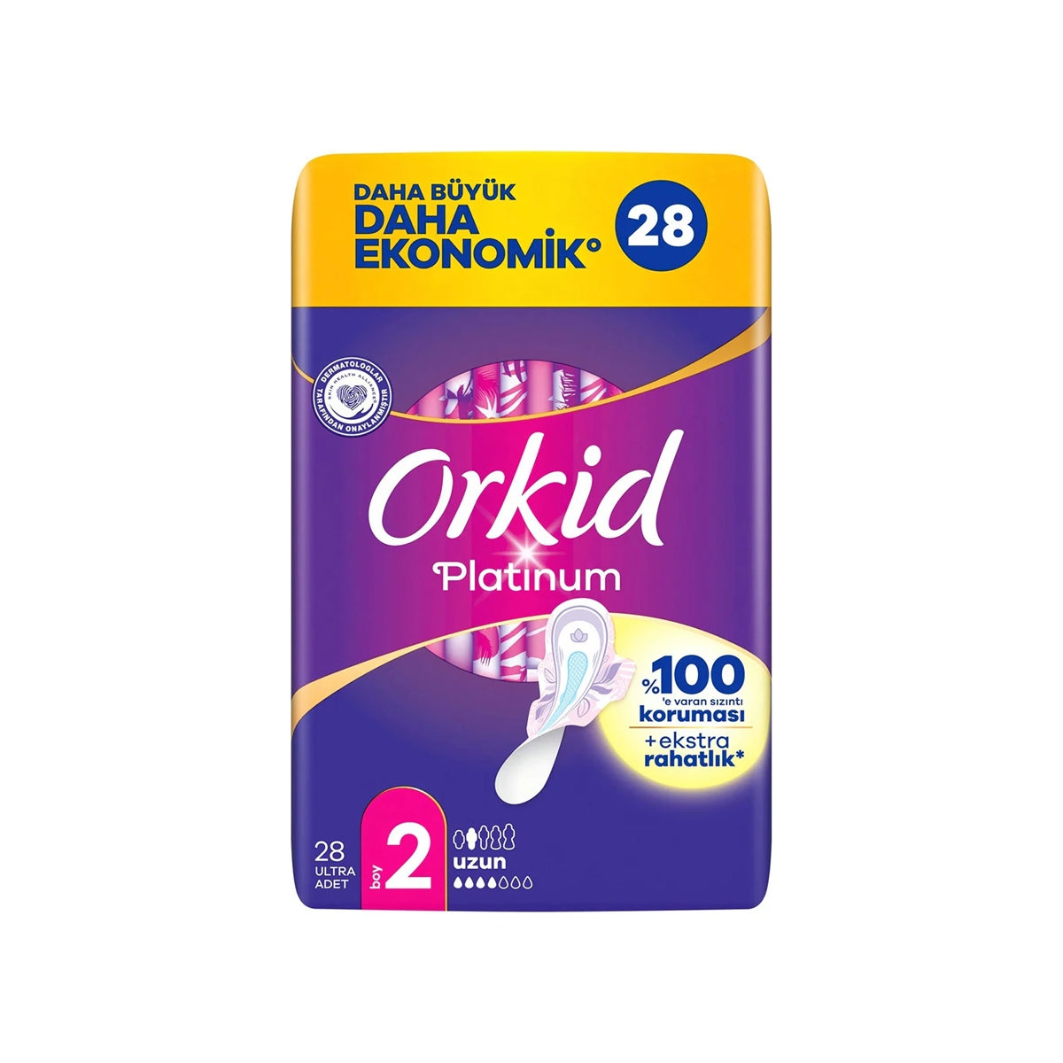 Orkid Platinium Dörtlü Paket Uzun 28 Adet