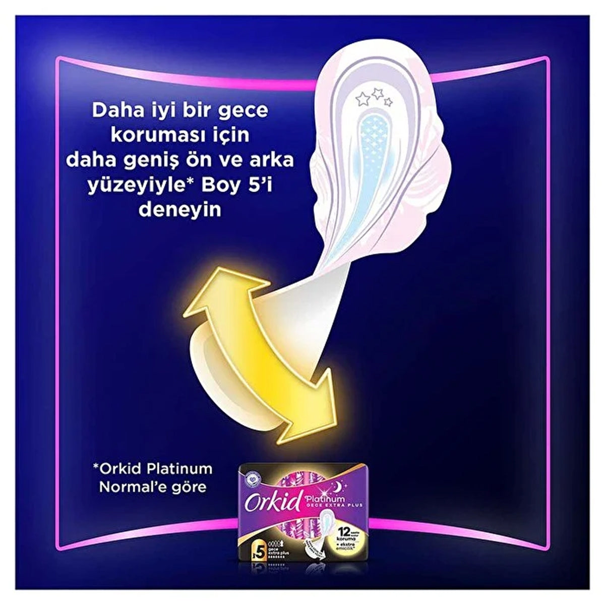 Orkid Platinium Dörtlü Paket Gece 24 Adet