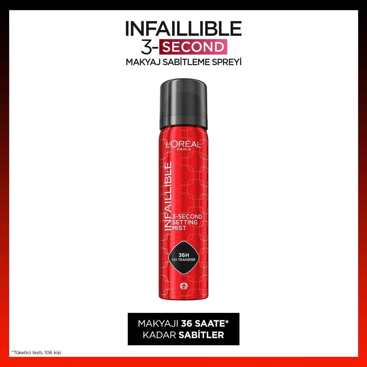Makyaj Sabitleyici Infaillible 3-Second Setting Mist