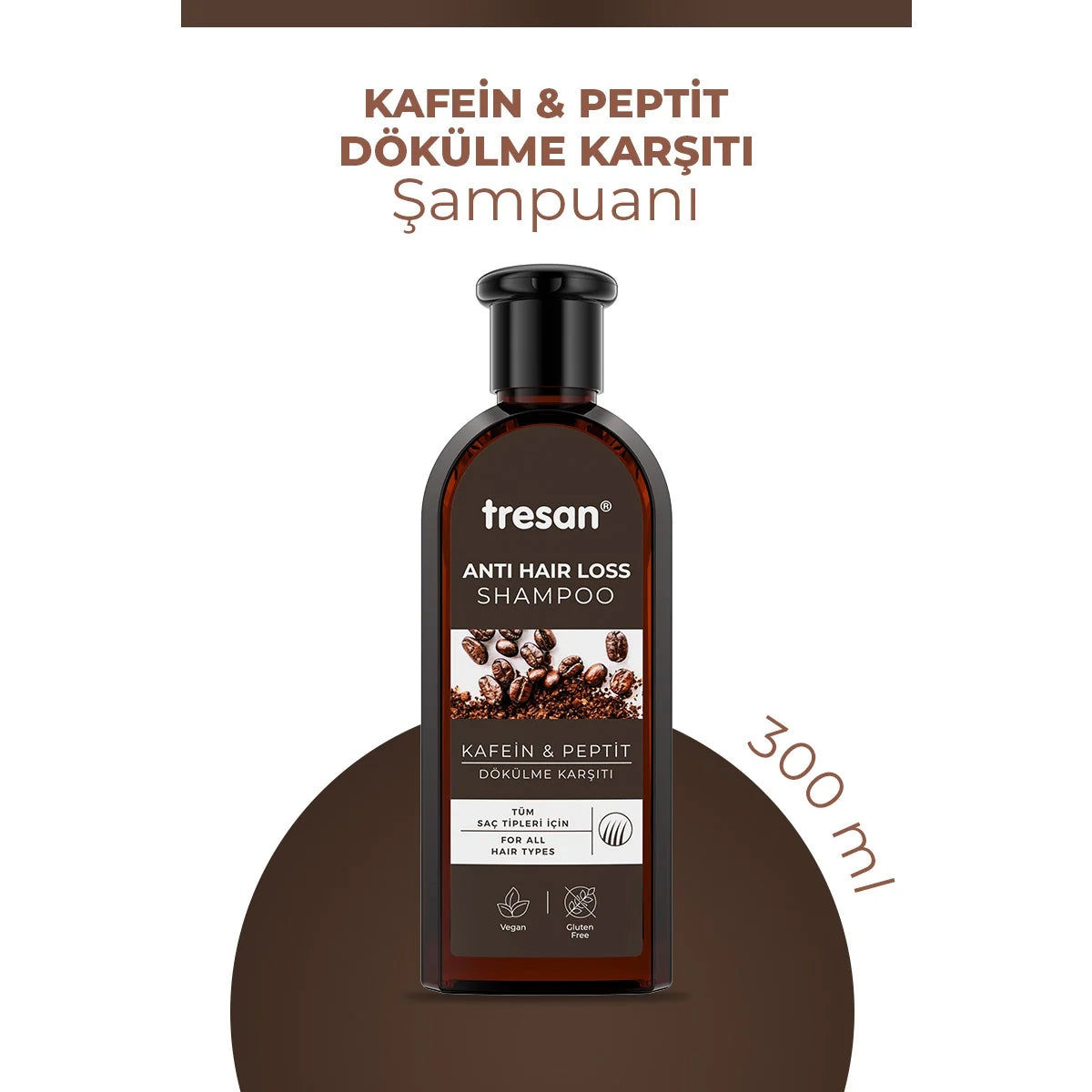 Kafein ve Peptit Dökülme Karşıtı Şampuan 300 ml